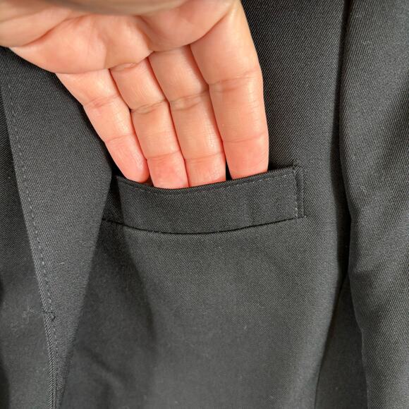 Pendleton Women's Size 16 Wool Blazer Black Single Button Career Casual Coat USA - Picture 4 of 10